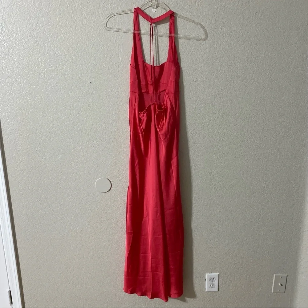 NEW Free People Happy Hour Midi Slip Strawberry Spritz